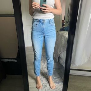 Abercrombie and Fitch Vintage wash curvy denim